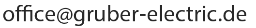 E-Mail an GRUBER Electric Deutschland